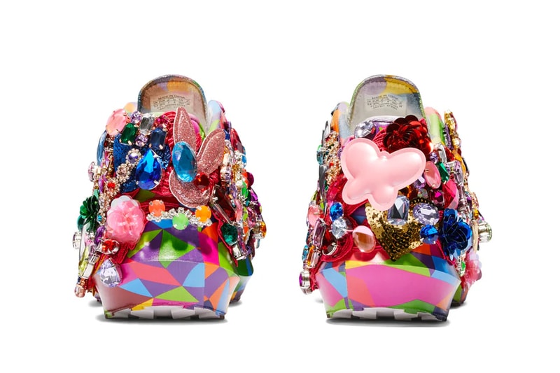 This Mutlit-Colored COMME des GARÇONS x Salomon SR811 Embellished Platform Is Perfectly Chaotic dsm dover street market london rei kawakubo paris fashion week sepetember 2023 ss24 spring summer 2024 womens collection 