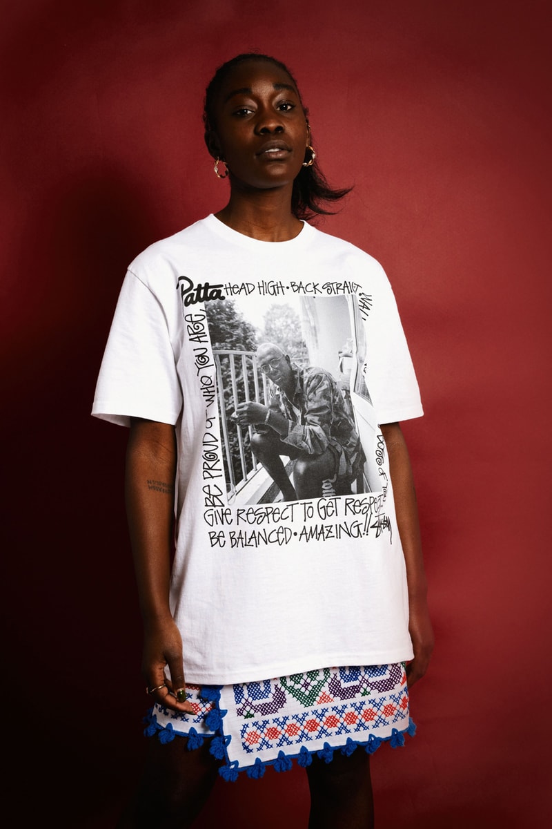 Patta Stussy Respect Tee  Supporting Community Efforts development country art project photo retail stores july release date Suriname