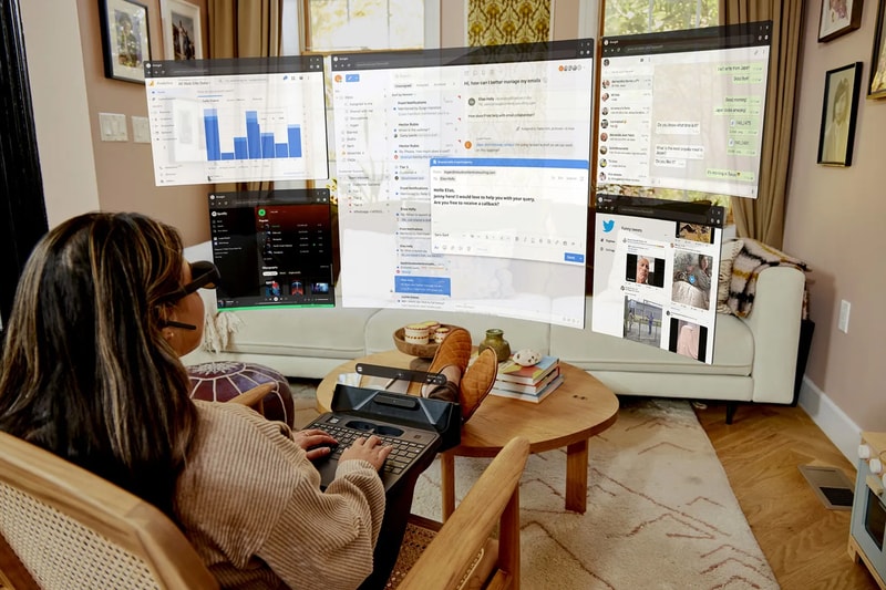 sightful spacetop g1 spatial computing screenless laptop ar glasses view pre order early model tech startup details launch