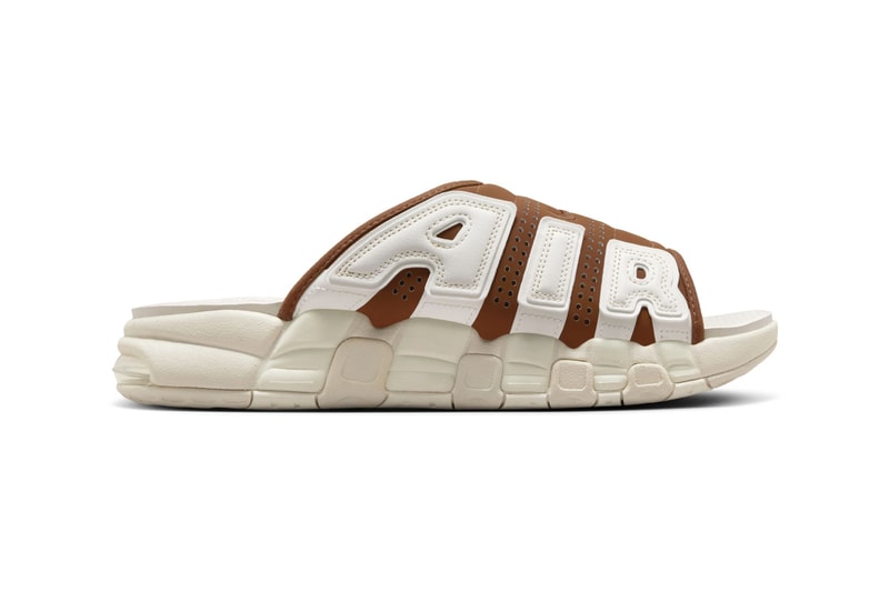 Nike Air More Uptempo Slide Brown Sail FQ8700-200 Release Info