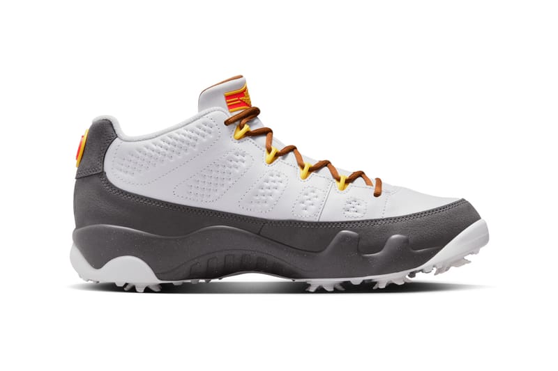 grey yellow jordan 9