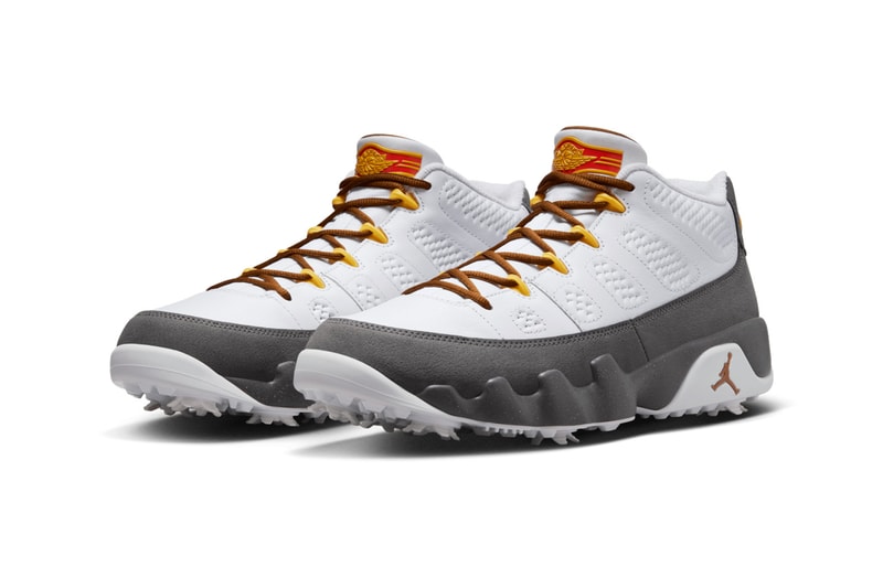 air jordan 9 golf us open pinehurst 74 north carolina fn6931 release date white gray orange red