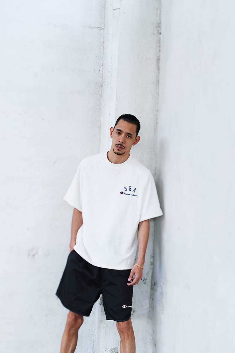 Champion Collides With WIND AND SEA on "College Style" Capsule collaboration collab release collection info lookbook price drop website japan streetwear fashion IO rapper japanese asia