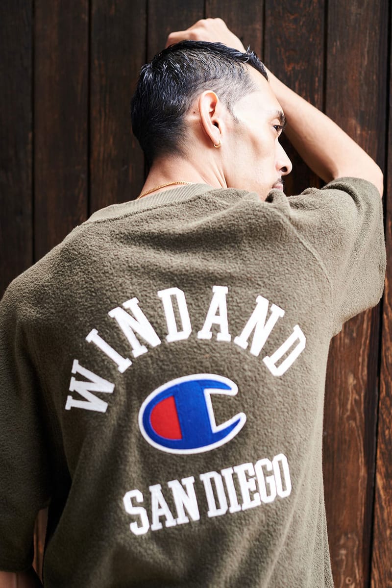 WIND AND SEA Champion  T-shirt Black M