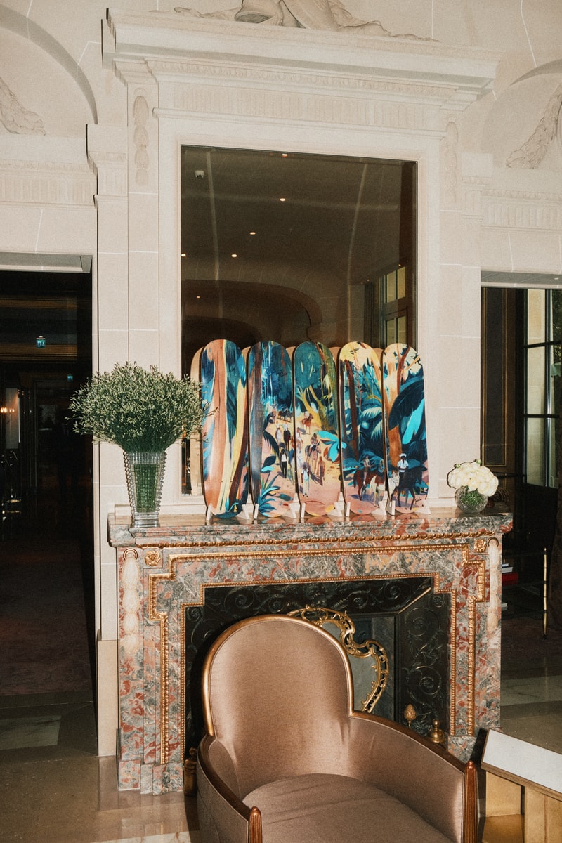 hotel de crillon the skateroom exhibition paris olympics