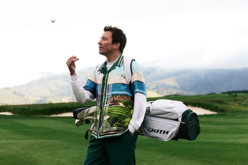 kith taylormade golf jimmy fallon collaboration collection apparel clubs qi10 driver irons putter polo jacket shorts vest