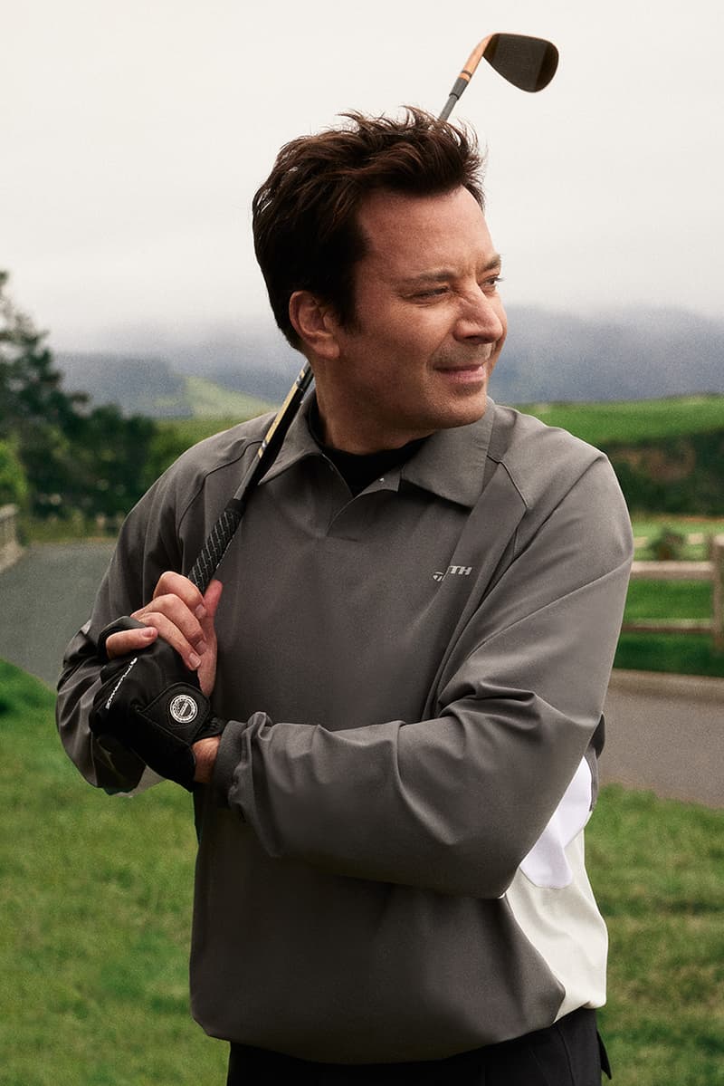 kith taylormade golf jimmy fallon collaboration collection apparel clubs qi10 driver irons putter polo jacket shorts vest