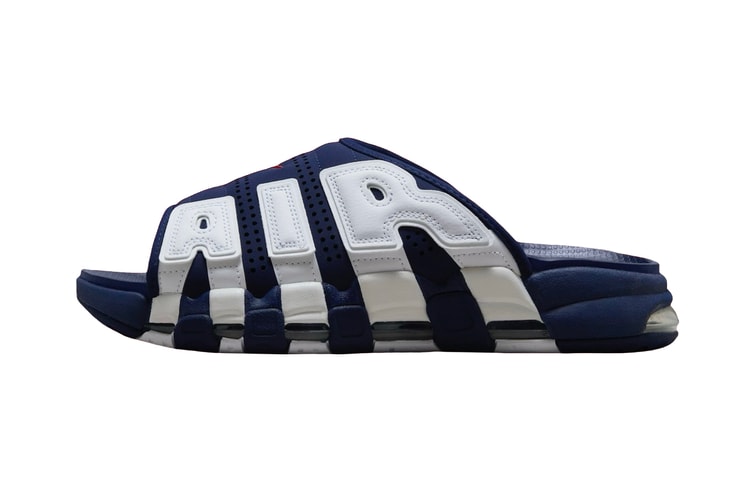 Nike Brings the "Olympic" Colorway To the Air More Uptempo Slide
