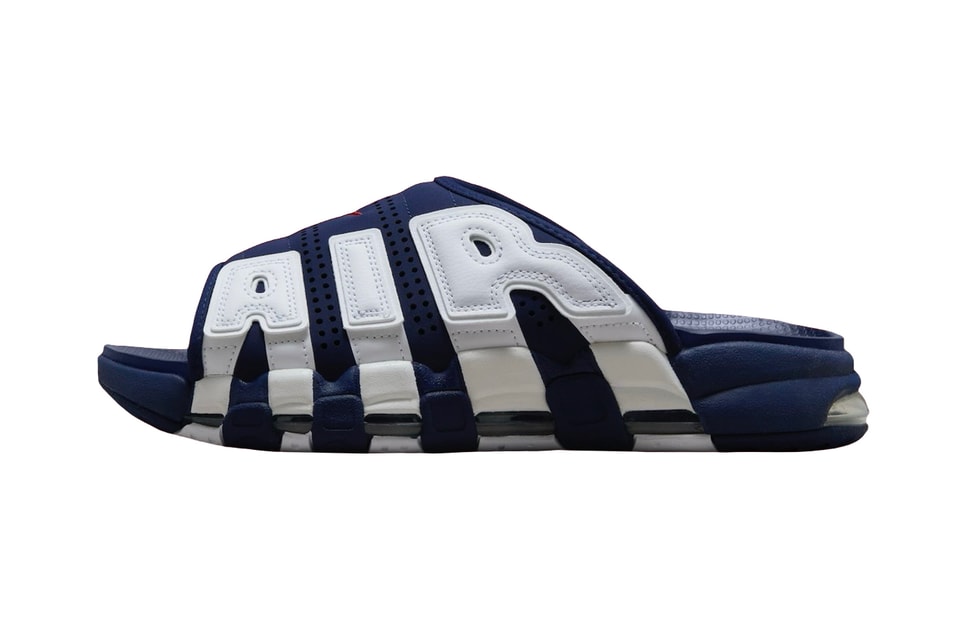 Nike Air More Uptempo Slide “Olympic” Release Info | Hypebeast