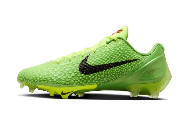 The Nike Kobe 6 “Grinch” Vapor Edge Cleat Is Coming Back on Christmas Eve