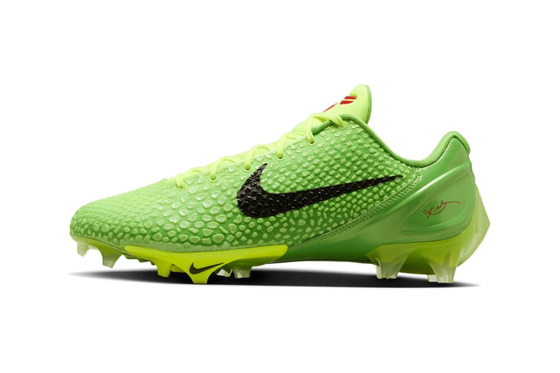 Nike’s Kobe 6 “Grinch” Is Taking the Field in Cleat Form Footwear release date info store list buying guide photos price