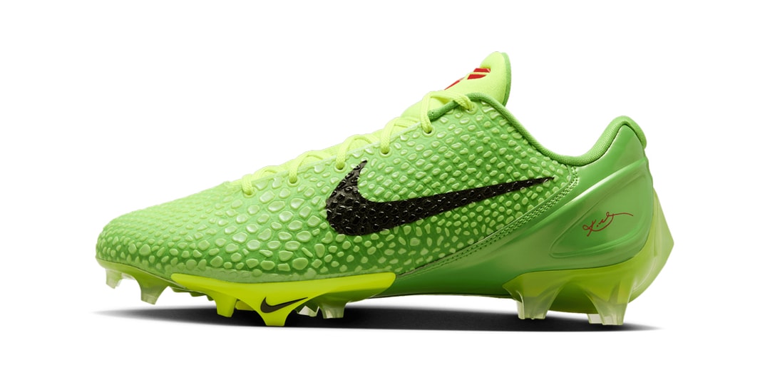 The Nike Kobe 6 “Grinch” Vapor Edge Cleat Is Coming Back on Christmas Eve