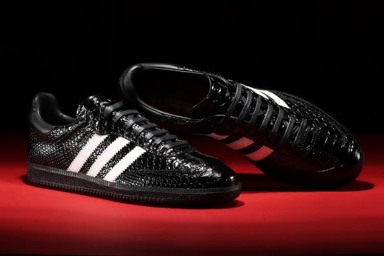 Adidas Originals Dresses Its Made in Italy Samba OG in a Luxe Snakeskin Leather