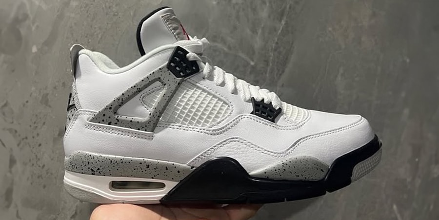First Look At the 2025 Air Jordan 4 "White Cement" Retro