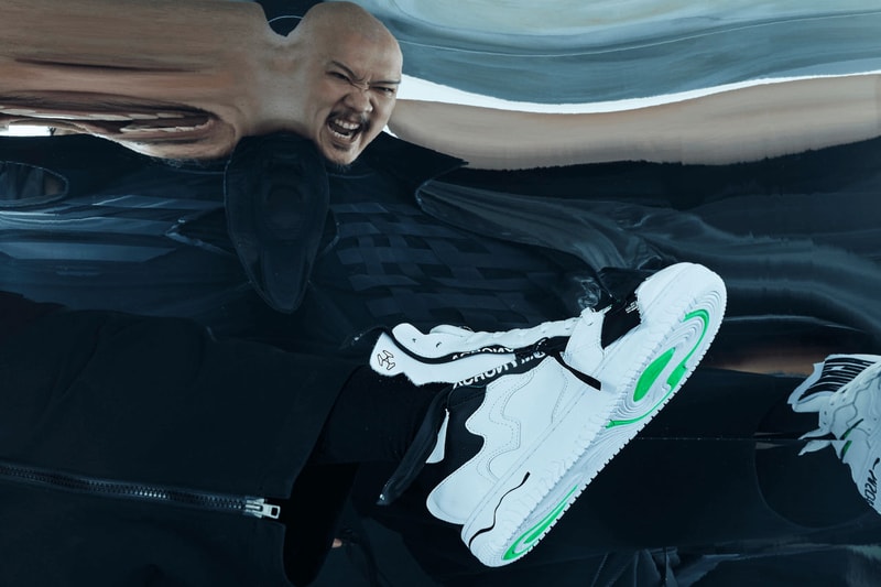 MSCHF x ACRONYM Team Up on "Super Normal ACRONYM AG" 2 sneaker shoe footwear link drop release date upper mesh leather detail feature online store webstore site weird 