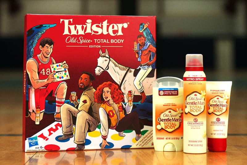 Дезодорант для всего тела Old Spice освежает игровые вечера вместе с Twister