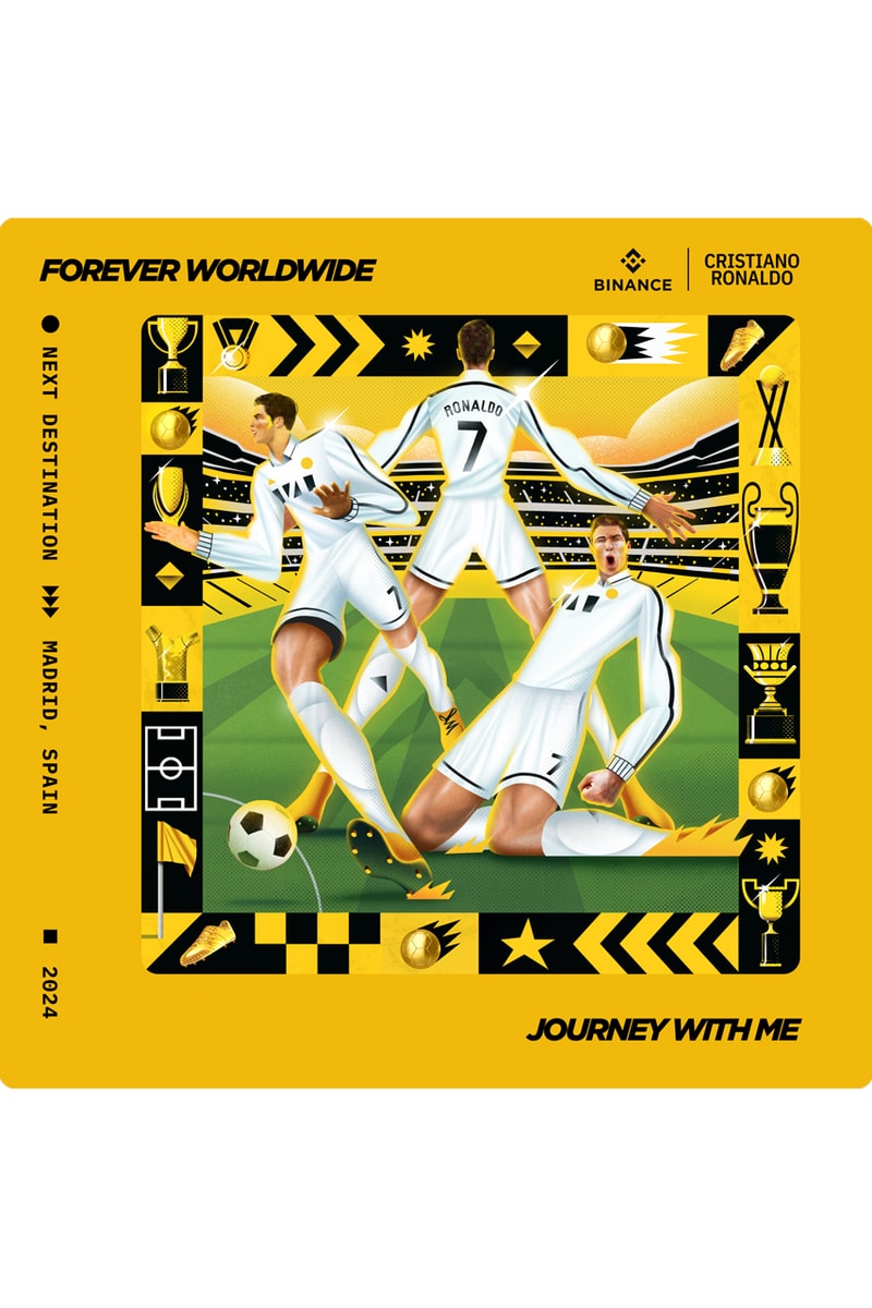 Binance Cryptocurrency Blockchain Cristiano Ronaldo Forever Worldwide: The Road to Saudi Arabia NFT Collection SSR 