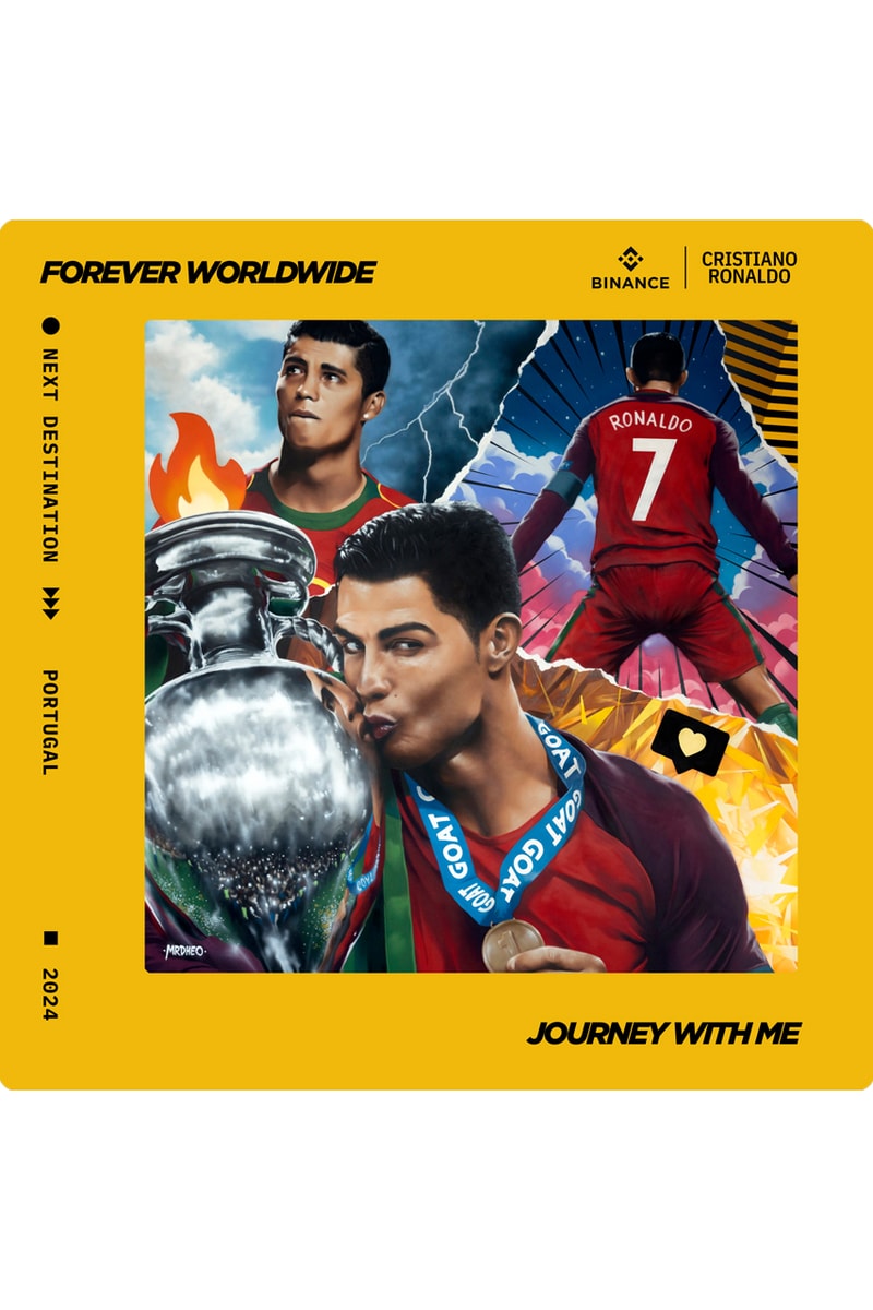 Binance Cryptocurrency Blockchain Cristiano Ronaldo Forever Worldwide: The Road to Saudi Arabia NFT Collection SSR 