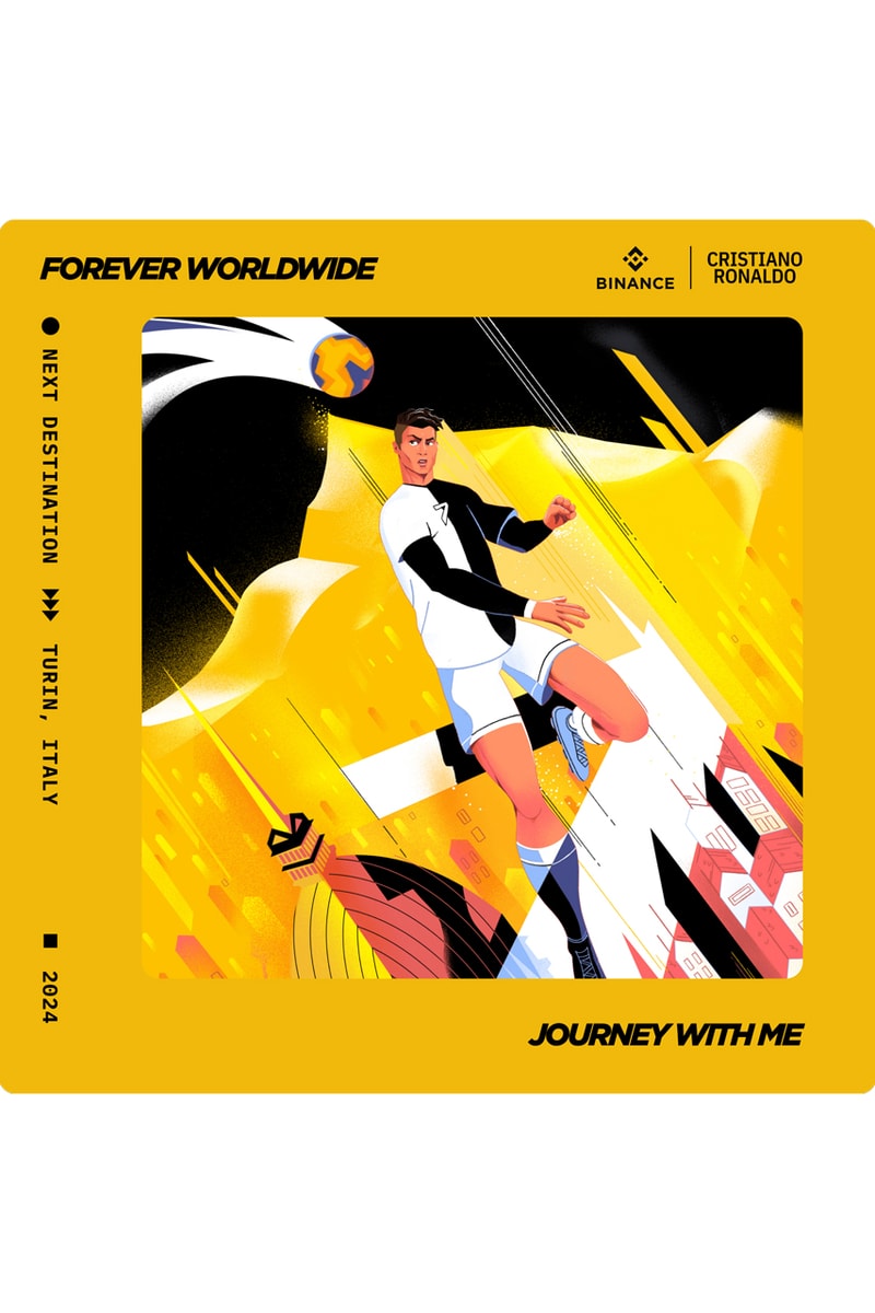 Binance Cryptocurrency Blockchain Cristiano Ronaldo Forever Worldwide: The Road to Saudi Arabia NFT Collection SSR 