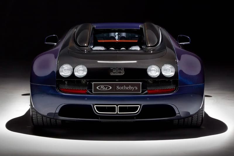 Bugatti Veyron Grand Sport Vitesse RM Sothebys Auction Info