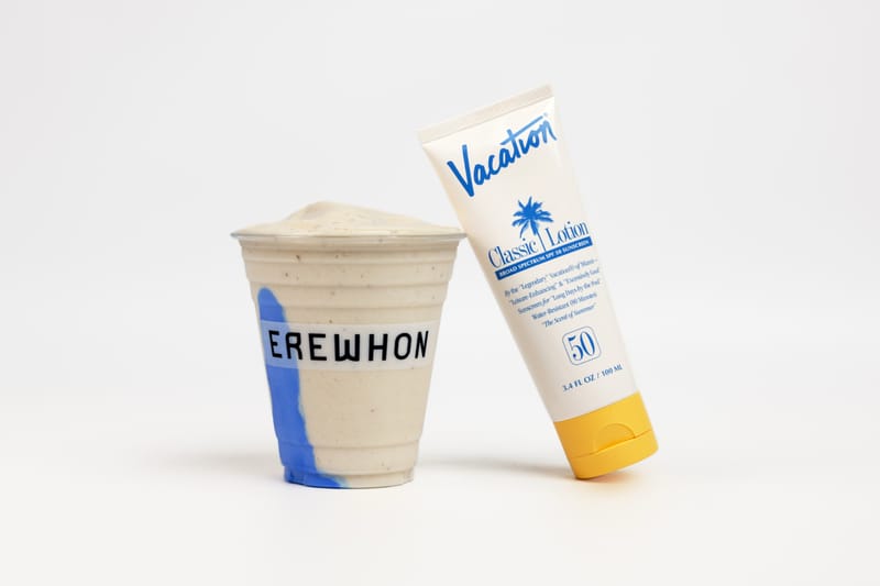 Erewhon объединяется с отпуском для создания смузи, вдохновленного солнцезащитным кремом