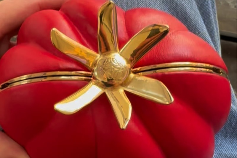 Jonathan Anderson Turns Viral Tomato Meme Into a Loewe Clutch
