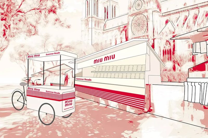 miu miu summer reads project pop up newsstands feminist text novels free gifting new york london paris tokyo seoul shanghai hong kong