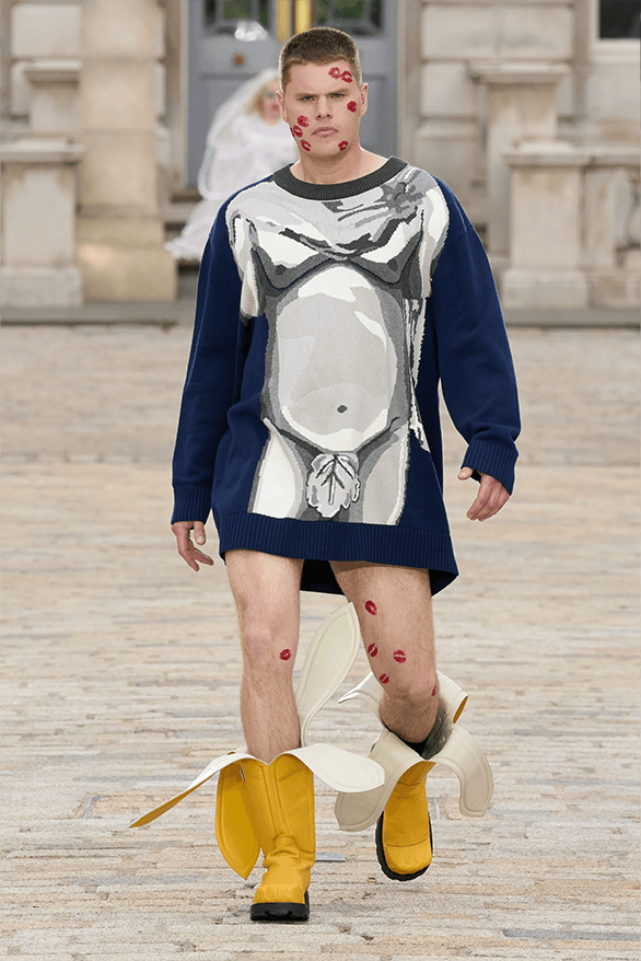 Charles Jeffrey LOVERBOY Spring Summer 2025 London Fashion Week menswear womenswear 10th anniversary runway show