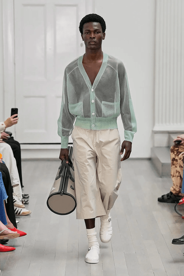 Denzil Patrick Spring Summer 2025 London Fashion Week menswear runway show Daniel Gayle