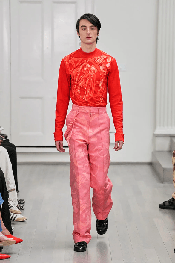 Denzil Patrick Spring Summer 2025 London Fashion Week menswear runway show Daniel Gayle