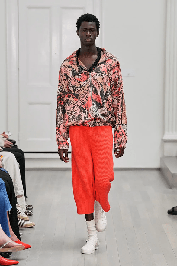 Denzil Patrick Spring Summer 2025 London Fashion Week menswear runway show Daniel Gayle