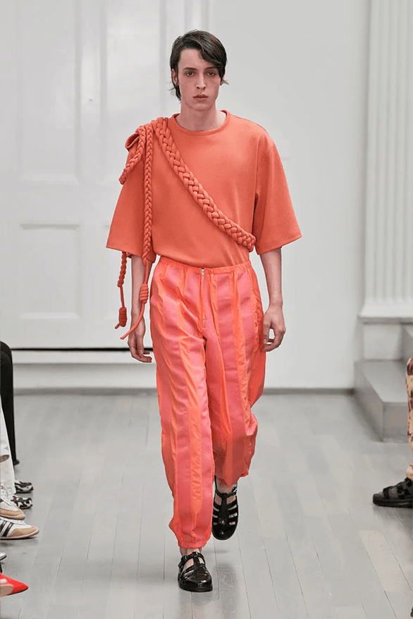 Denzil Patrick Spring Summer 2025 London Fashion Week menswear runway show Daniel Gayle
