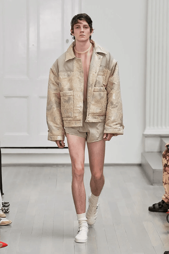 Denzil Patrick Spring Summer 2025 London Fashion Week menswear runway show Daniel Gayle