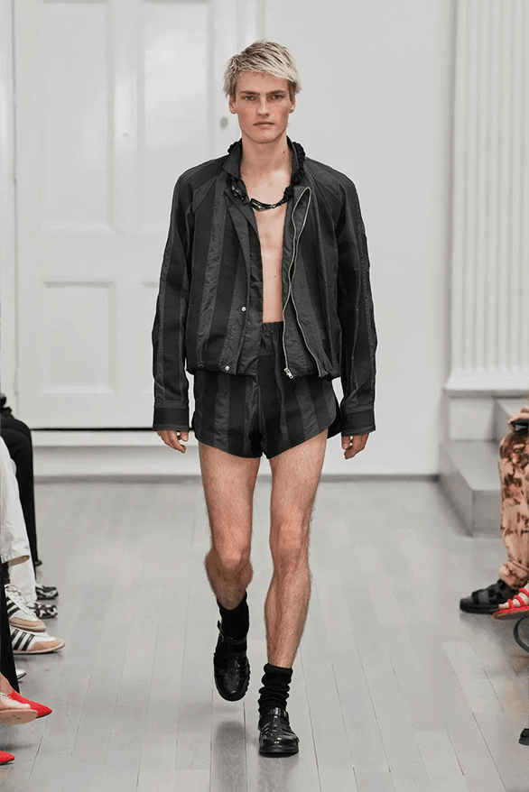Denzil Patrick Spring Summer 2025 London Fashion Week menswear runway show Daniel Gayle