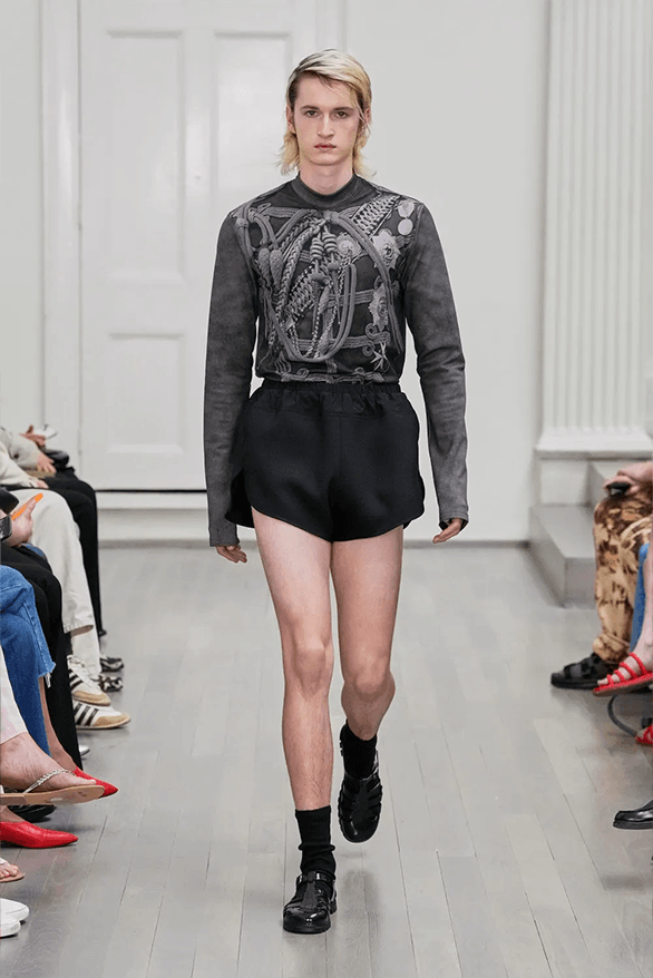 Denzil Patrick Spring Summer 2025 London Fashion Week menswear runway show Daniel Gayle