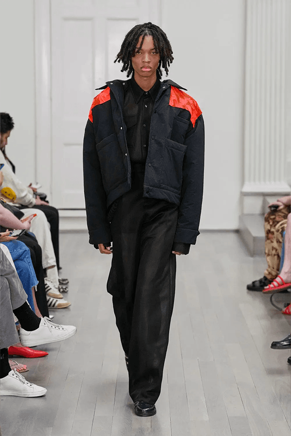 Denzil Patrick Spring Summer 2025 London Fashion Week menswear runway show Daniel Gayle