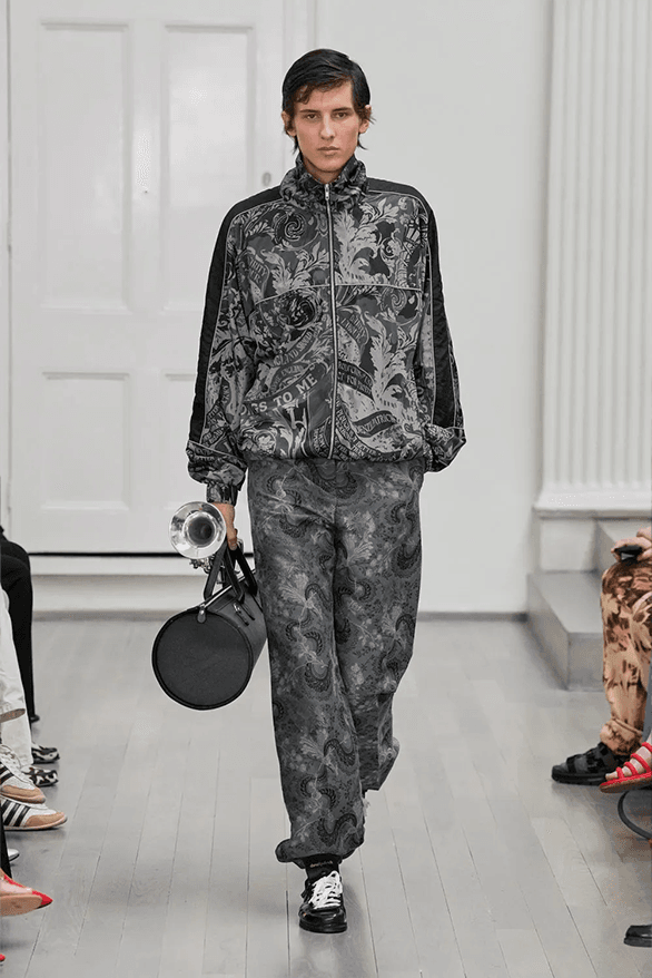 Denzil Patrick Spring Summer 2025 London Fashion Week menswear runway show Daniel Gayle