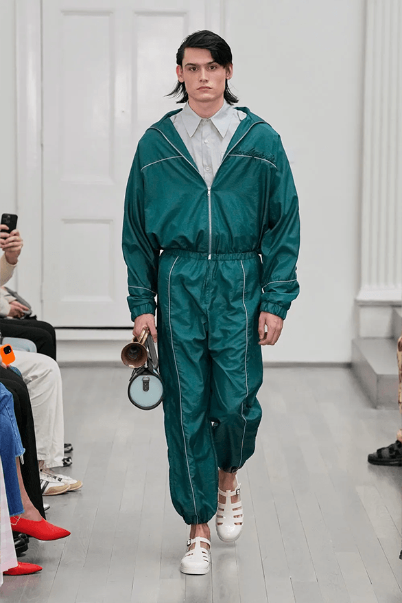Denzil Patrick Spring Summer 2025 London Fashion Week menswear runway show Daniel Gayle