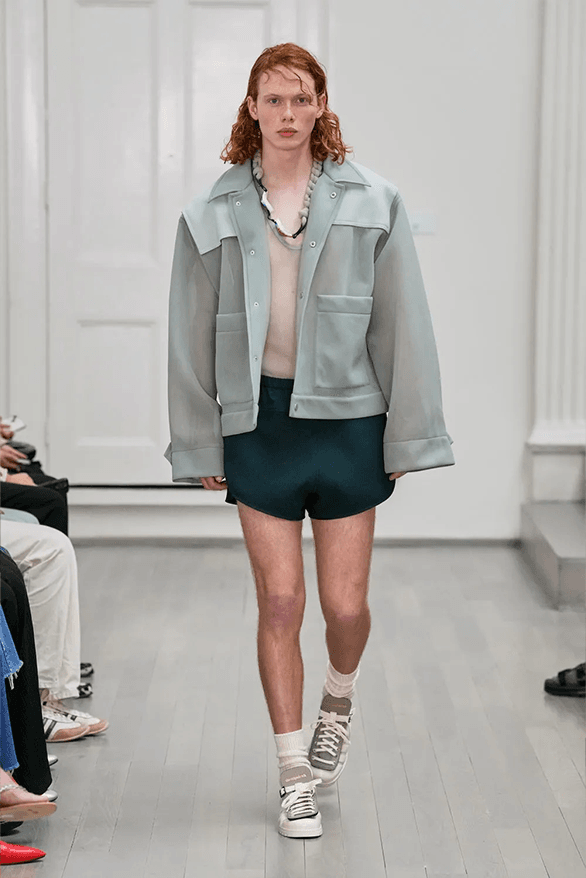 Denzil Patrick Spring Summer 2025 London Fashion Week menswear runway show Daniel Gayle