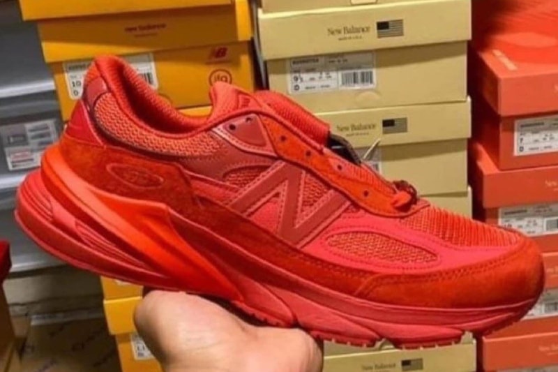 joe freshgoods new balance 990v6 all red october collaboration first look official release date info photos price store list buying guide
