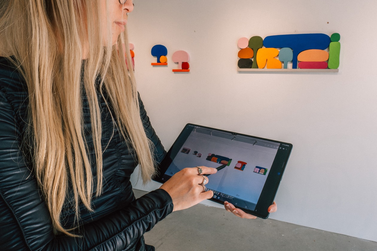 Evi O Creates Art With Samsung Galaxy Tab S9 Ultra nature design designer