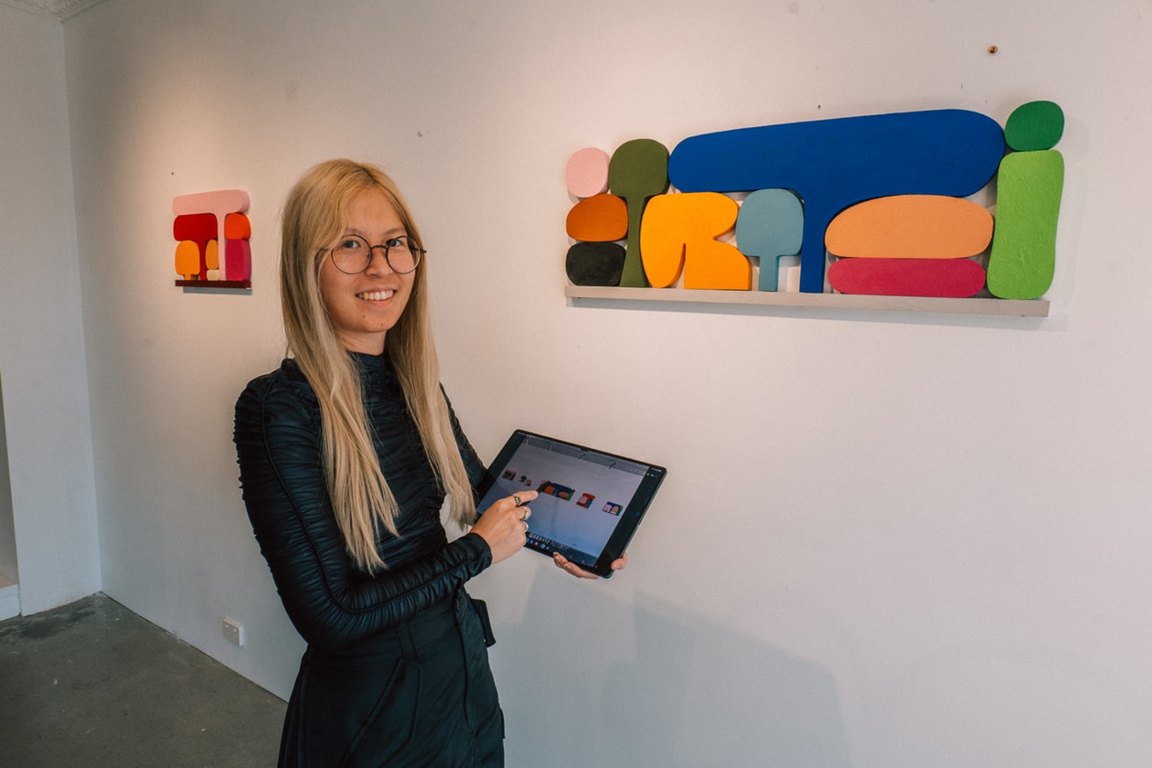 Evi O Creates Art With Samsung Galaxy Tab S9 Ultra nature design designer