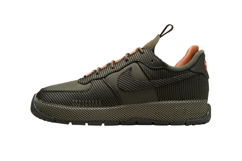 Nike Air Force 1 Wild Appears in "Olive/Orange"