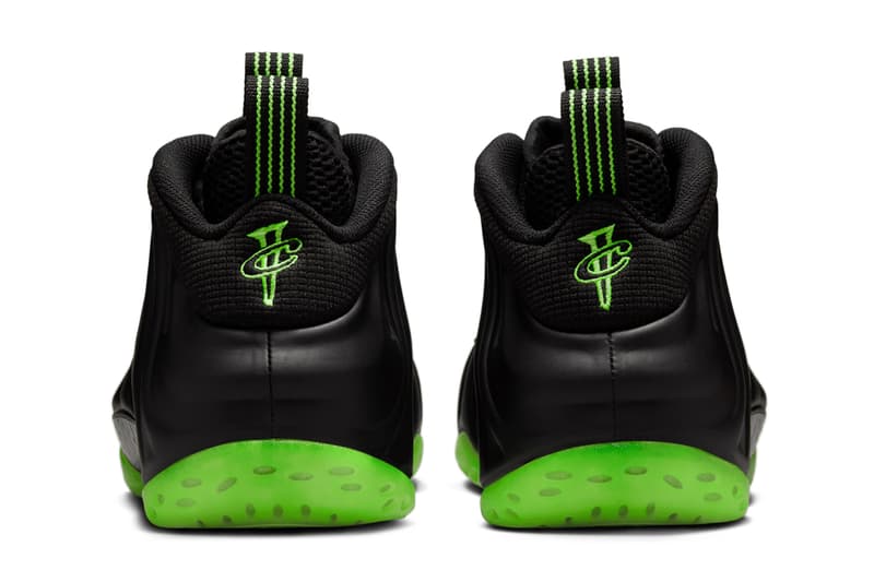 First Look at the Nike Air Foamposite One "Black/Volt" HF2902-001 release info swoosh basketball retro shoes spring 2025