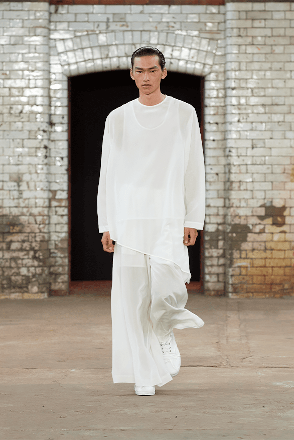 QASIMI Spring Summer 2025 London Fashion Week menswear womenswear runway show