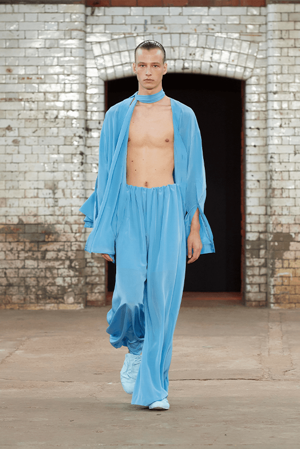 QASIMI Spring Summer 2025 London Fashion Week menswear womenswear runway show