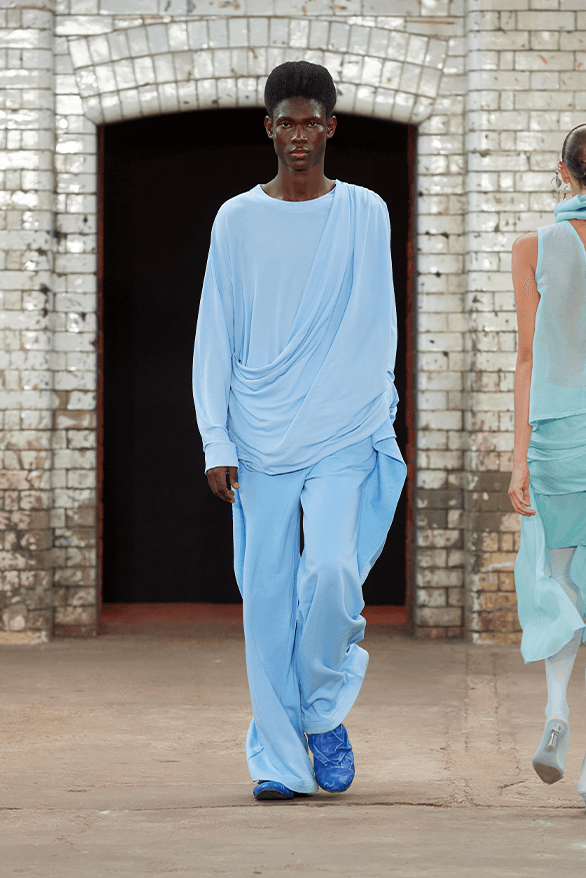 QASIMI Spring Summer 2025 London Fashion Week menswear womenswear runway show