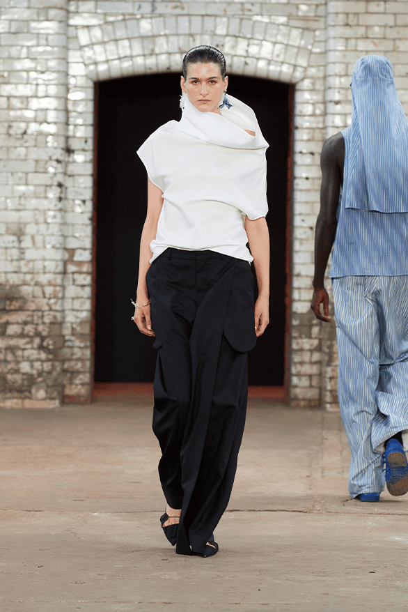 QASIMI Spring Summer 2025 London Fashion Week menswear womenswear runway show