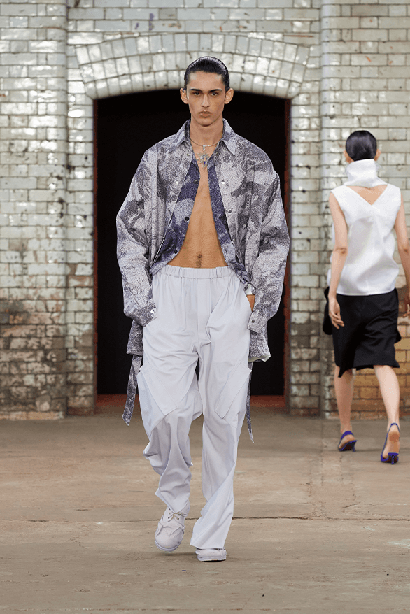 QASIMI Spring Summer 2025 London Fashion Week menswear womenswear runway show