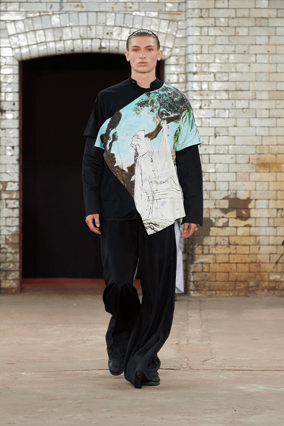 QASIMI Spring Summer 2025 London Fashion Week menswear womenswear runway show
